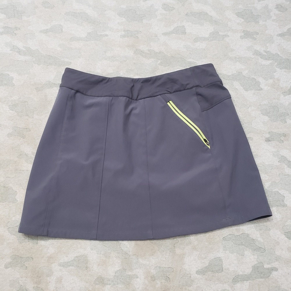 Title Nine Skirt Womens 12 Gray Athletic Hiking Tennis Active Pull On Golf